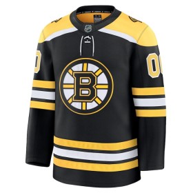 Dresovi Boston Bruins 2024-25 Fanatics Premium Custom Domaći Crno - Muške